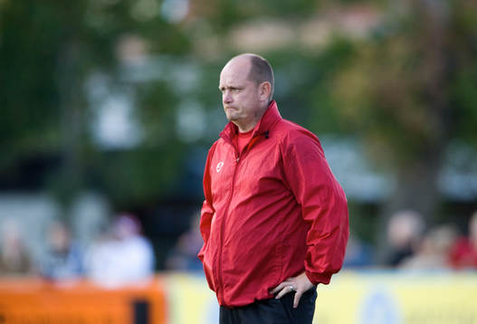 Peter Grundström, tränare, inte glad