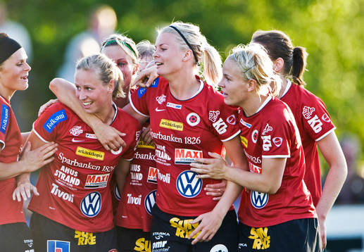 Susanne Moberg, Therese Persson, Emma Sjödahl och Emelie