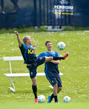 Emil Johansson och Marcus Berg