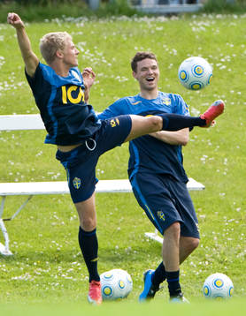 Emil Johansson och Marcus Berg