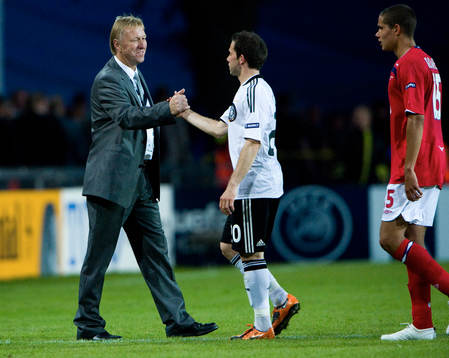 Horst Hrubesch, förbundskapten, Tyskland, tackar