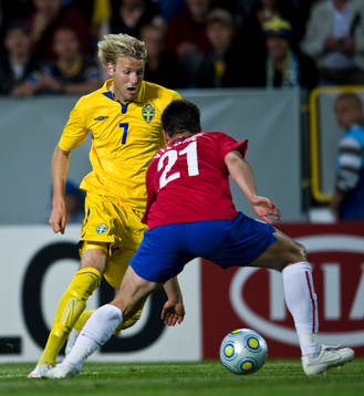 Ola Toivonen, Sverige, Milan Vilotic, Serbien