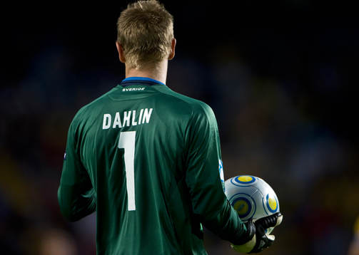 Johan Dahlin, målvakt. Siffra, etta, boll, genre