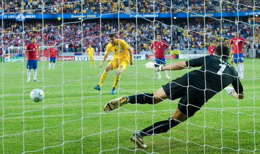 2-0, Straff, Marcus Berg. Mål
