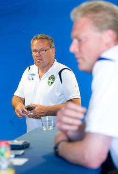 Jonas Nystedt, informationschef och Jörgen Lennartsson,