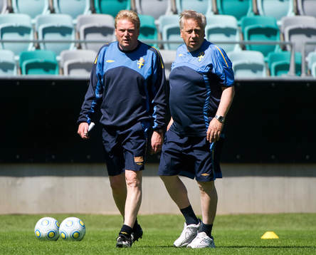 Tommy Söderberg och Jörgen Lennartsson, förbundskapten