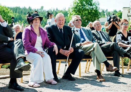 Lennart Johansson med fru