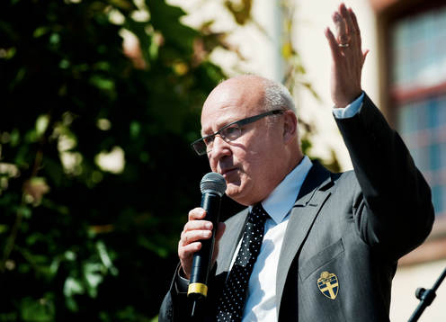 Lars-Åke Lagrell hyllade minnet av Nils Liedholm