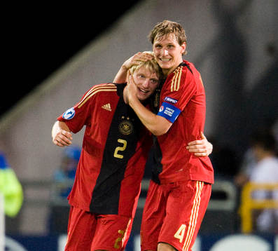 Andreas Beck, Benedikt Höwedes, Tyskland, jubel, glädje
