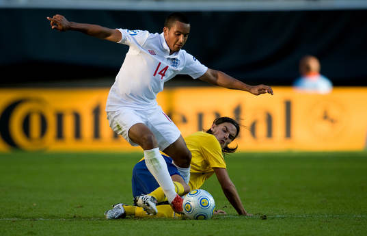 Bläddra bland fler bilder av Fotboll, U21 EM, Semifinal, England - Sverige