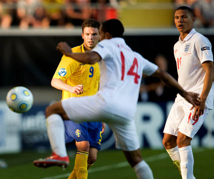 Marcus Berg, Sverige. Kieran Gibbs, Theo Walcott, England