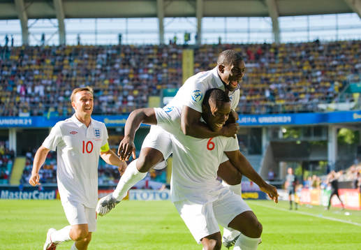 Nedum Onuoha, England jubel, glädje