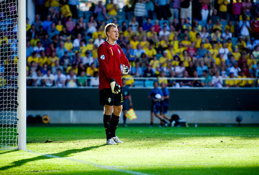 Johan Dahlin, målvakt Sverige