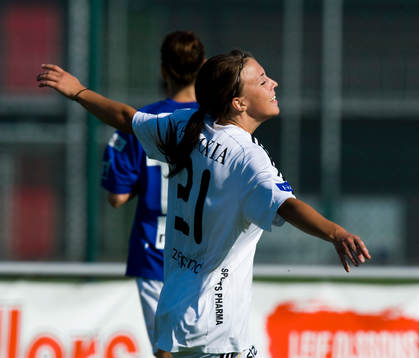 Kimberly Gustafsson, AIK, jubel