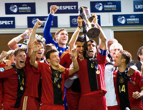 Tyskland, jubel, glädje, EM-guld, guld, pokal