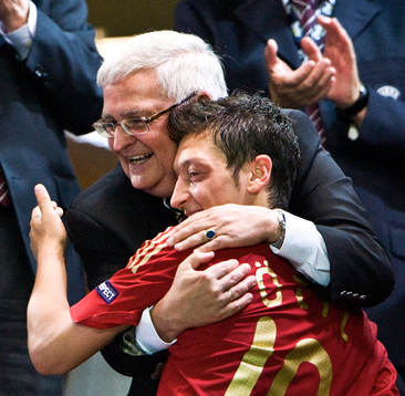 Mezut Özil, jubel, glädje