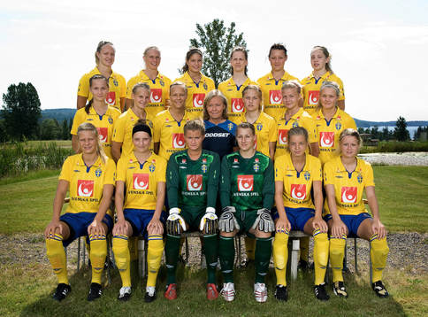 Bakre raden fr vänster: Ida Andersson, Jonna Andersson,