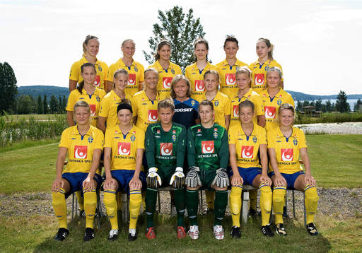Bakre raden fr vänster: Ida Andersson, Jonna Andersson,