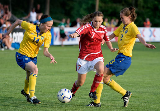 Madelene Ersson, Jennifer Cafferky, Sverige. Sasha Ryvang,
