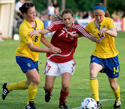 Madelene Ersson, Jennifer Cafferky, Sverige. Sasha Ryvang,