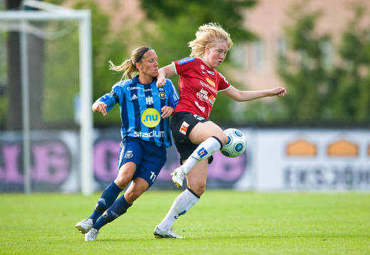 Linda Fagerström, Djurgården och Sofie Persson,