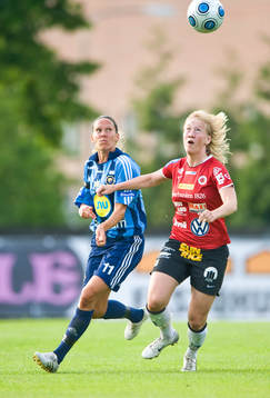 Linda Fagerström, Djurgården och Sofie Persson,