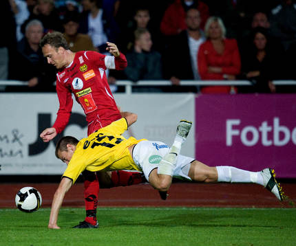 Marcus Ekenberg, Mjällby. Kristoffer Englén, Falkenberg