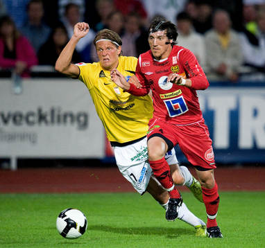 Kristoffer Fagercrantz, Falkenberg. Daniel Ivanovski,