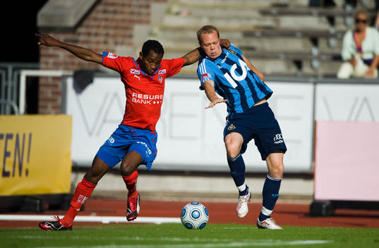 René Makondele, Helsingborg och Patrik Haginge, Djurgården