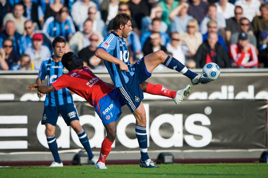 Adama Tambura, Helsingborg och Mikael Dahlberg, Djurgården