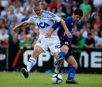 Ragnar Sigurdsson, IFK Göteborg mot Anel Raskaj, Halmstad