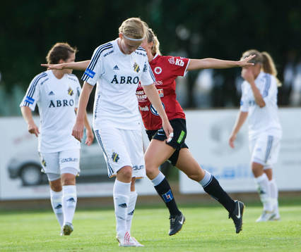 I-0 till Kristianstad, Sofie Andersson, som får