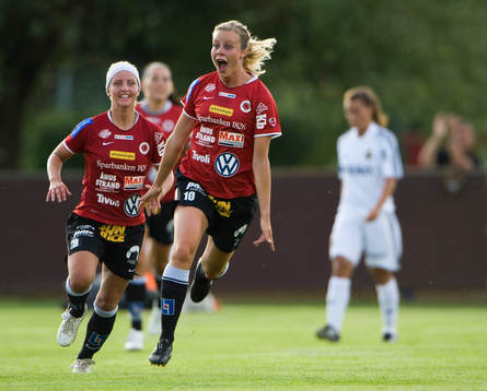 I-0 till Kristianstad, Sofie Andersson, som får