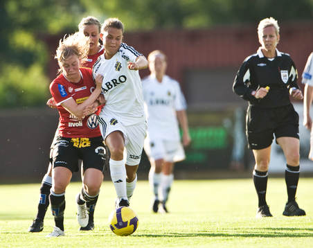 Sofie Persson, Kristianstad och Emilia Appelqvist, AIK