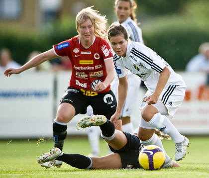 Sofie Persson, Kristianstad och Hanna Folkesson, AIK
