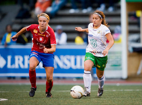 Elin Magnusson, Örebro och Daniella Chamoun, Hammarby