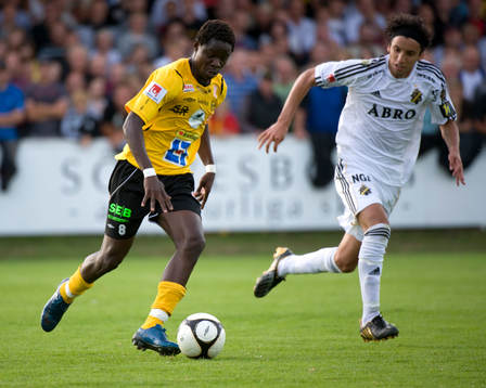 Patrick Osiako, Mjällby mot Jorge Ortiz, AIK