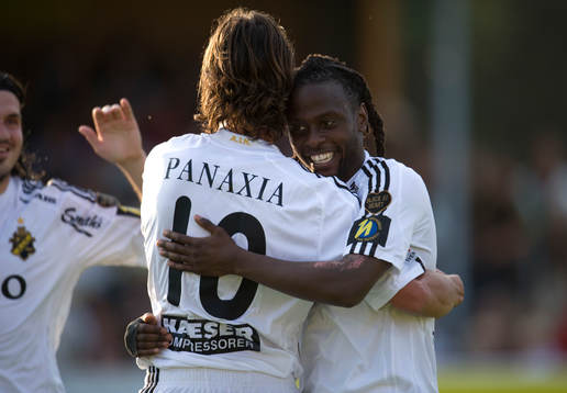1-2 till AIK tack vare Martin Kayongo-Mutumba. Jubel,
