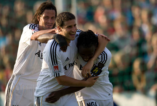 1-2 till AIK tack vare Martin Kayongo-Mutumba. Jubel,