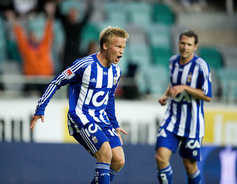 Niklas Bärkroth, IFK Göteborg, jubel