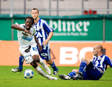 Amadou Jawo, Gefle. Thomas Olsson, IFK Göteborg