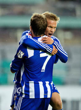 Niklas Bärkroth, IFK Göteborg, jubel