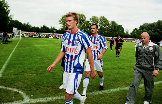 Fotboll, holländsk, träningsmatch, Heerenveen -