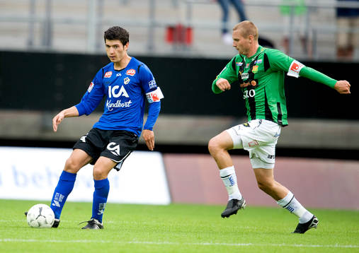 Anel Raskaj, Halmstad. Richard Spong, GAIS. Tipselit