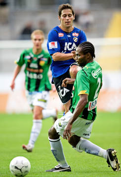 Michael Görlitz, Halmstad. Richard Ntomba Ekunde, GAIS