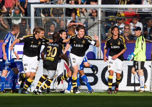 Nils-Eric Johansson, AIK, jubel