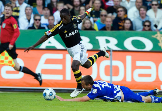 Saihou Jagne, AIK och Hjalmar Jonsson, IFK Göteborg