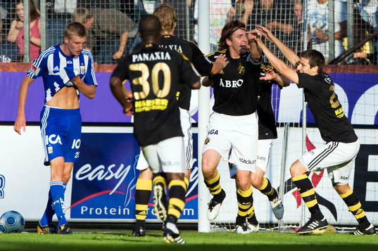 Nils-Eric Johansson, AIK, jubel