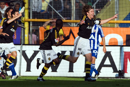 Nils-Eric Johansson, AIK, jubel