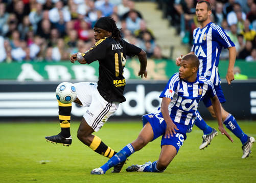 Martin Kayongo Mutumba, AIK och Mikael Dyrestam, IFK